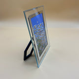 Veco Photo Frame, Clear photo frame  with Desktop Display Horizontally.