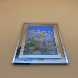 Veco Photo Frame, Clear photo frame  with Desktop Display Horizontally.