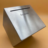 Jayiaine Piggy banks, Stainless Steel Adult Piggy Bank, Unbreakable Metal Money Bank for Cash Saving