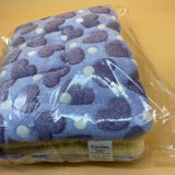 Kaoslen Portable beds for pets,  Plush Dog Cat Bed Soft and Fluffy Cuddler Pet Cushion (Blue, One Size)
