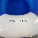 PENG KUN Rowboats, 1 Person kid Inflatable Folding Boat with Paddles Air Pump Carry Bag and Paddles