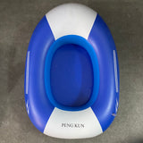 PENG KUN Rowboats, 1 Person kid Inflatable Folding Boat with Paddles Air Pump Carry Bag and Paddles