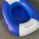 PENG KUN Rowboats, 1 Person kid Inflatable Folding Boat with Paddles Air Pump Carry Bag and Paddles