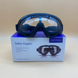 FMTJNGS Safety goggles, Concealer Clear, Safety Goggles for wearing Glasses, Lightweight Fog-Proof Goggles