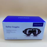 FMTJNGS Safety goggles, Concealer Clear, Safety Goggles for wearing Glasses, Lightweight Fog-Proof Goggles