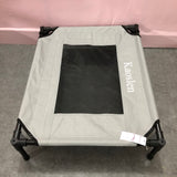 Kaoslen Beds for household pets, Raised Breathable Indoor and Outdoor Pet Bed, Medium (Grey)