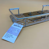 gabvilew Shower caddies, No Drilling Stainless Steel Rack for Inside Shower & Kitchen Storage
