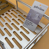 gabvilew Shower caddies, No Drilling Stainless Steel Rack for Inside Shower & Kitchen Storage