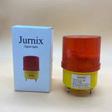 Jurnix Signal Light, Solar Safety Warning Flashing Lights,  Electrical Revolving Signal Lights for Emergency, Red
