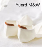 Yuerd M&W Socks, Womens 5-Pack Low Cut Socks Cute White Casual Cotton Ankle Tab Socks