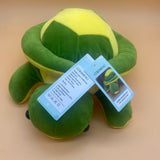CUKSMFAU Stuffed and plush toy, Soft & Cuddly Plush green turtle, Washable, Gifts for Kids