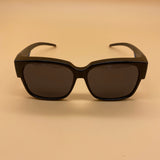 Lanhongys Sunglasses, Square Black Frame Lightweight Outdoors Polarized UV Protection Sunglasses