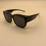 Lanhongys Sunglasses, Square Black Frame Lightweight Outdoors Polarized UV Protection Sunglasses