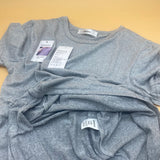 Halrawoi Men's Slim-Fit Short-Sleeve Crewneck T-Shirt,Moisture Wicking Tee /Grey
