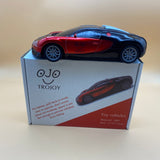 TROJOY Toy vehicles, Pull Back Diecast Vehicles Toys  with Light and Sound for Kids (Red)