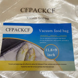 CFPACKCF Vacuum food bag, 100 Quart 11.8 x 9 Inch Vacuum Sealer Freezer Bags for Food Saver, BPA Free