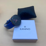 KANNIO Watches,Minimalist Watch Casual Quartz Watch with Leather Band