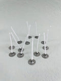 '47 Wicks for candles, 50pcs Cotton Candle Wicks, 2" Pre-Waxed for Candle Making,Candle DIY