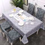 [50 Pattern] Ins Waterproof Table Cloth Chair Cover Cotton Line Festival Wedding Dinner Table Decor Tablecloth