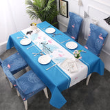 [50 Pattern] Ins Waterproof Table Cloth Chair Cover Cotton Line Festival Wedding Dinner Table Decor Tablecloth