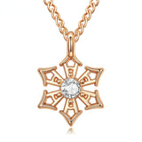 18K Gold Color Genshin Impact Necklace Cryo Element Fashion Jewelry Gifts AIN029-4