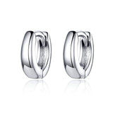 Sterling Silver 925 Ear Buckles Black Gold & platinum hypoallergenic Fashion Jewelry For Women