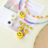 Retro Smiley Classic Ceramic BeadsinsKorean Style Mobile Phone Charm Bracelet NecklaceDIYJewelry Accessories Material