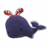 Amy N Carol Catnip Toy-Sperm Whale (Purple / Black) (11x9.5x3cm)