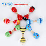 Montessori Wooden 3D Toys Childhood Learning Kids Baby Colorful Wooden Blocks Educational Toy For Kid Christmas Gift