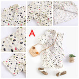 Summer Baby Boys Girls Clothing Set Cartoon