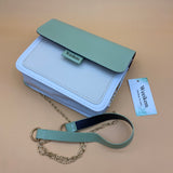 Weiikem Women's Satchel Bag, Green Fashion Classic Shoulder Bag,Small Shoulder Bag Mini Purse