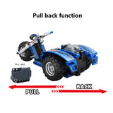 Three-wheeled Motorcycle Building Blocks Kids Technic Toys Compatible with Lego Children Birthday Gift