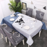 [50 Pattern] Ins Waterproof Table Cloth Chair Cover Cotton Line Festival Wedding Dinner Table Decor Tablecloth