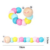 Montessori Wooden 3D Toys Childhood Learning Kids Baby Colorful Wooden Blocks Educational Toy For Kid Christmas Gift