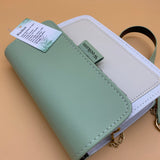 Weiikem Women's Satchel Bag, Green Fashion Classic Shoulder Bag,Small Shoulder Bag Mini Purse