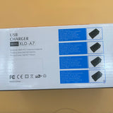 USB charger, 30 charging ports 150W USB desktop charger, ABS+PC fireproof material, model XLD-A7