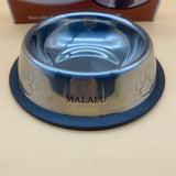 MALALU feeding vessels for pets, Pet Feeding and Water Bowl with Non-Slip Rubber Base