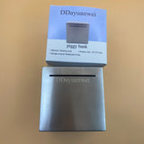 DDayuanwei piggy bank,  Stainless Steel Money Bank Cash Coin Jar, Meaningful Gifts for a Kid/Baby