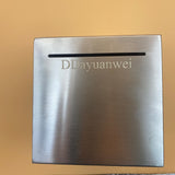 DDayuanwei piggy bank,  Stainless Steel Money Bank Cash Coin Jar, Meaningful Gifts for a Kid/Baby