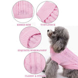Dog Knitted Sweaters Winter Pet Clothes Small Dogs Warm Coat Woolly Soft Apparel